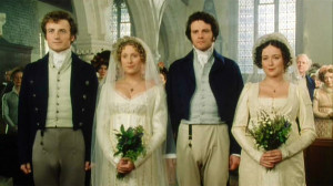 Pride and Prejudice Couples Bingley & Jane / Liz & Darcy