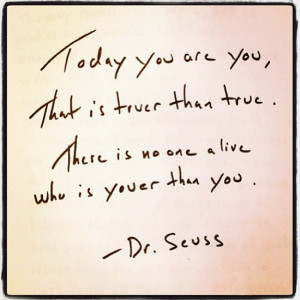 Dr Seuss Quote A Little Inspiration...