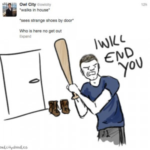 Owl City doodles