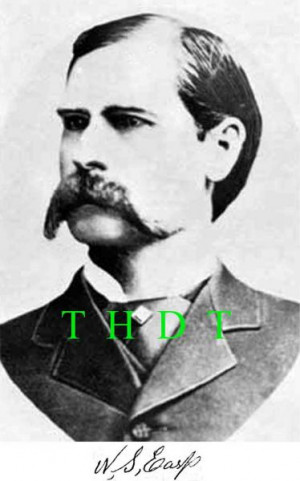 Wyatt Earp Photo Printed