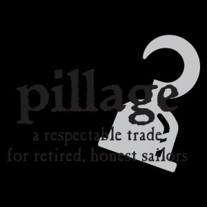Pilage Pirate Definition Wall Quotes™ Decal