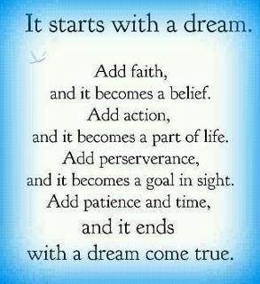 It starts with a dream.