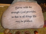 river rock bible quote 160 00 medium engraved river rock bible quote ...