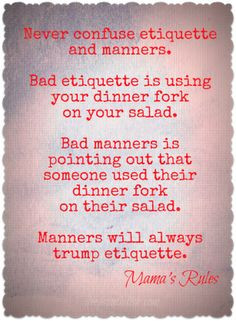 manners vs bad etiquette more etiquette and manners blue blood manners ...