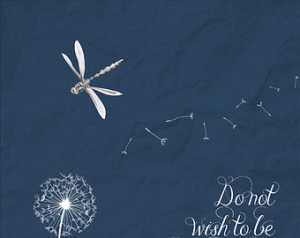 ... Wall Art, Dragonfly Art Print, Inspirational Quote, Custom Gift