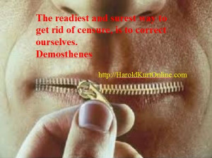 The readiest and surest way to get rid of censure, is to correct ...
