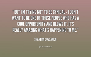 Quotes About Being Cynical