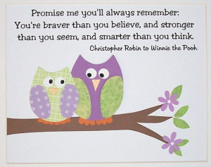 Kids Wall Art, Baby Girl Room Decor,Nursery Art, Owls, Winnie The Pooh ...