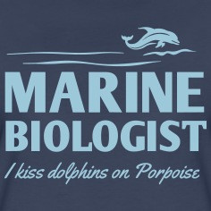marine biologist i kiss dolphins on porpoise women s t shirts designed ...