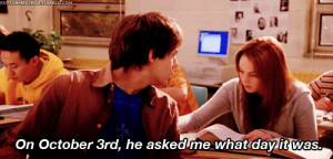 ... is officially Mean Girls day--October 3rd. So Happy Mean Girls day