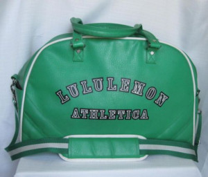 Lululemon Athletica Green Retro Gym Bag with Adjustable Strap | eBay ...