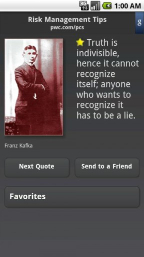 View bigger - Franz Kafka Quotes for Android screenshot