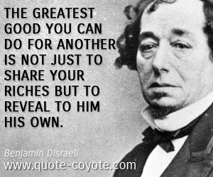 Benjamin Disraeli quotes