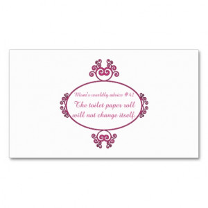 New Mommy Advice Card Template http://www.pic2fly.com/New+Mom+Advice ...
