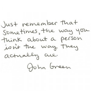Sometimes, the way you think about a person isn’t the way they ...