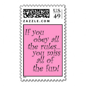 Pink funny quote postage stamps bachelorette party