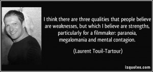 ... : paranoia, megalomania and mental contagion. - Laurent Touil-Tartour