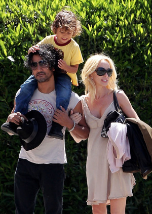 Naveen Andrews and His Son