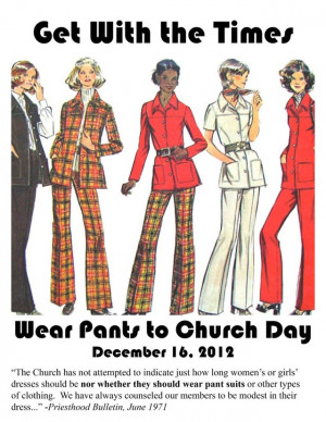 ... Feminists Under Fire for Encouraging Women to Wear Pants to Church