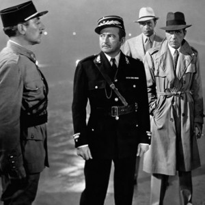 Claude Rains and Humphrey Bogart in 