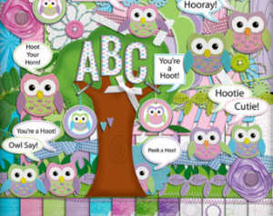 ... Owl Papers Owl Birthday Party Owl Word Art Owl Kit Owl Sayings Owl