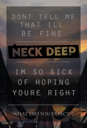 neck deep quote
