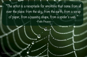 Spider Web Quotes http://skinnyartist.com/pin/quotes/art/inspiration ...