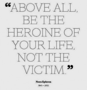 Hero of your own life #quote - Pinterest