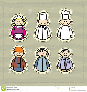 Doctor, chef, waitress, manager, consultant, construction little funny ...