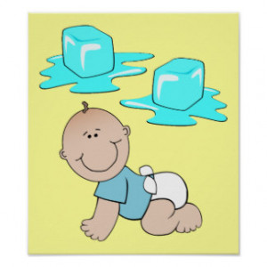 Ice Ice Baby Funny Poster