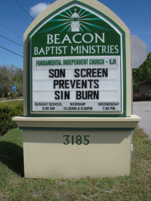 Its Sunday. Time for some funny church signs.