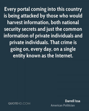 ... secrets and just the common information of private individuals and