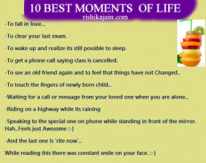 10 BEST MOMENTS OF LIFE ,Humor,JOKE,Life is too short to be serious ...