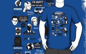 , what? A 'Buffy' quotes shirt? BEST THING EVER. {Ben is Glory, Glory ...