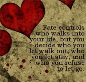 And God controls your fate