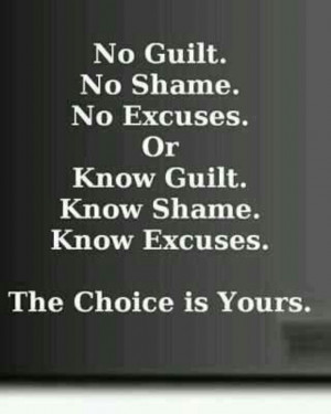 No guilt or know guilt