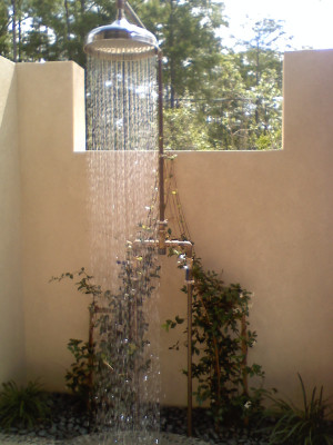 Custom Outdoor Shower • Estero, Florida