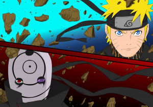 Naruto vs Tobi by giulsyeah