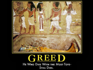 what do students think about greed is it a positive driving force or a ...