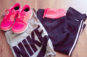 fitness, girl, healthy, love, nike, pink, sweet, training