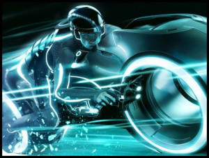 ... do filme de ficção científica da Disney Tron , de 1982