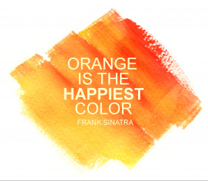 Quote about color orange