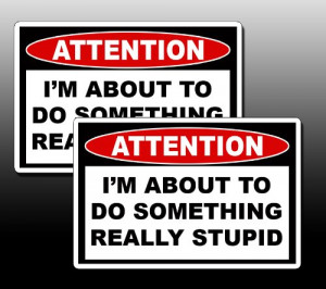 Pair of Funny Off Road Mud Bog Truck Sled Warning Sticker Decal Do ...