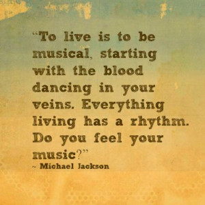 The rhythm of life.