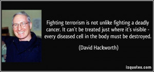 Quote Fighting Terrorism...