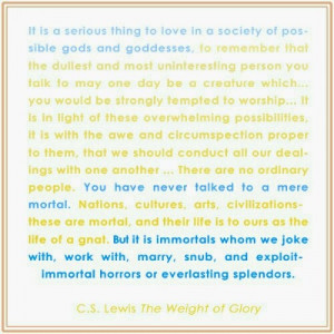 No ordinary people... C.S. Lewis