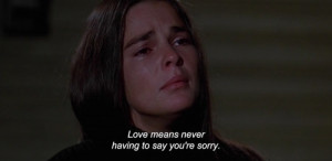 Love Story quotes,Love Story (1970)