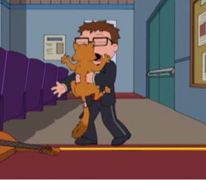 Get off me you psycho cat!” – Steve Smith – American Dad s04e04 ...