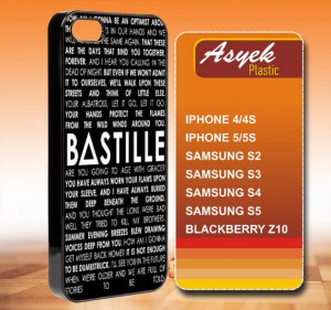 Bastille Lyrics Quotes - iPhone 4/4s/5/5c/5s - Samsung Galaxy S2/S3/S4 ...