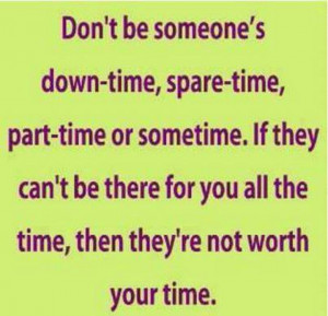 Never settle for anything less!